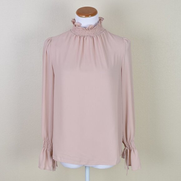 Vince Camuto Tops - Vince Camuto Smocked Neck Blouse NEW